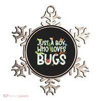 Funny Insect Just A Boy Who Loves Bug Ornament thumb 0