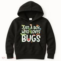 Funny Insect Just A Boy Who Loves Bug Kids Hoodie thumb 0