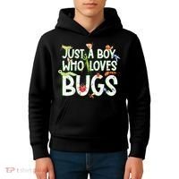 Funny Insect Just A Boy Who Loves Bug Kids Hoodie thumb 4