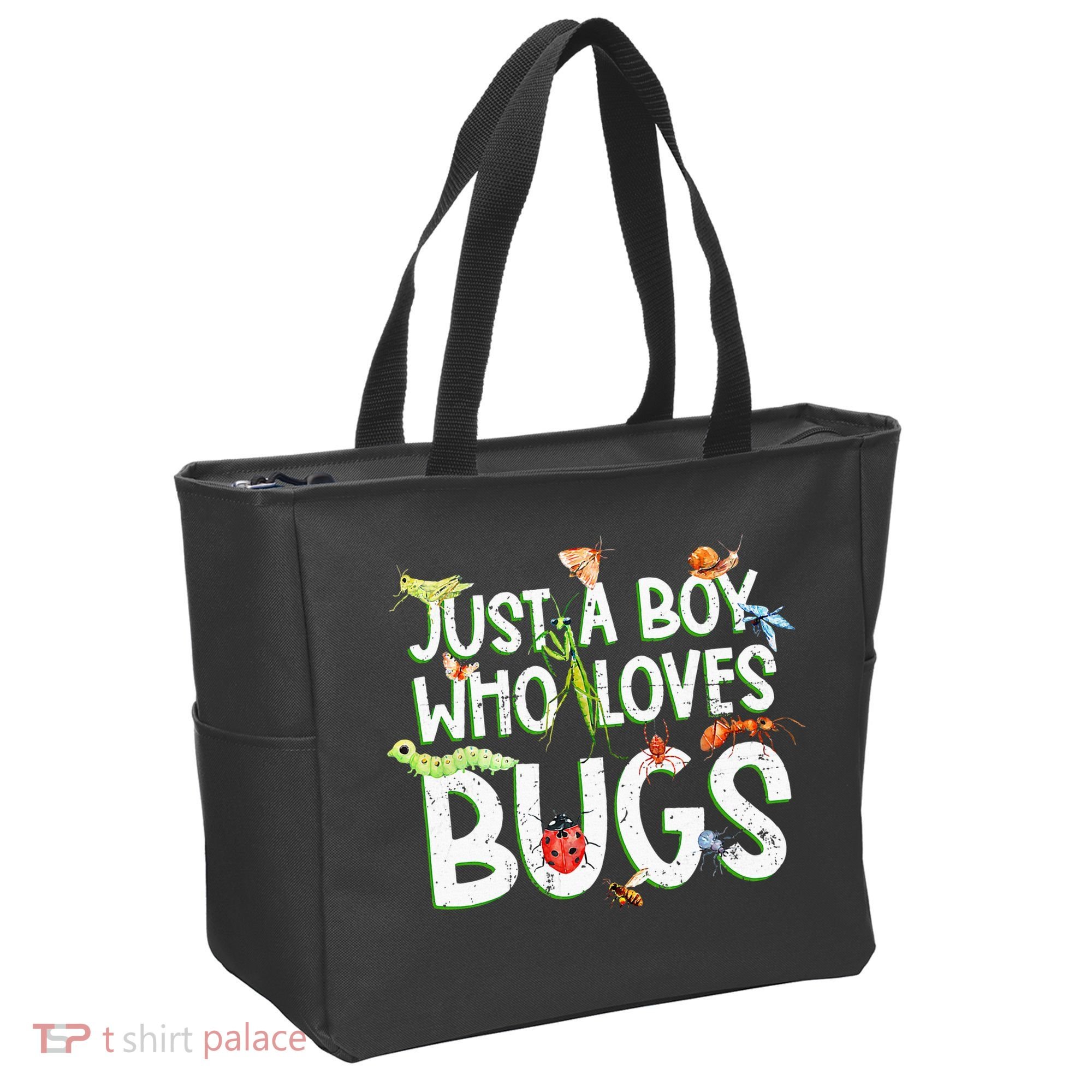 Funny Insect Just A Boy Who Loves Bug Tote Bag