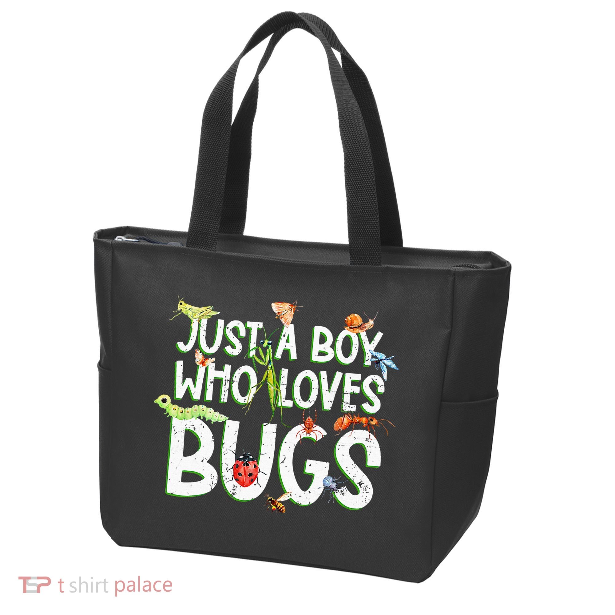 Funny Insect Just A Boy Who Loves Bug Tote Bag