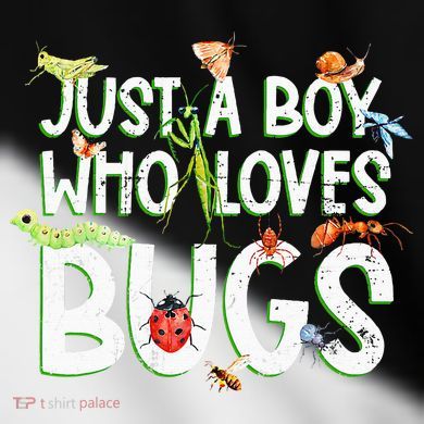 Funny Insect Just A Boy Who Loves Bug Toddler Fine Jersey T-Shirt