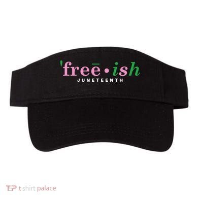 Free Ish Juneteenth Pink And Green Celebrating Juneteenth Free Ish Juneteenth Visor