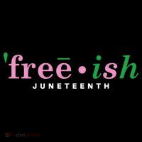 Free Ish Juneteenth Pink And Green Celebrating Juneteenth Free Ish Juneteenth Visor thumb 3