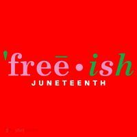 Free Ish Juneteenth Pink And Green Celebrating Juneteenth Free Ish Juneteenth Santa Hat thumb 1