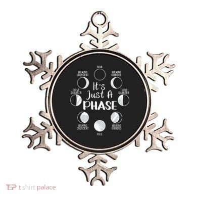 funny It's Just A Phase Moon Cycle Phases Of The Astronomy Ornament