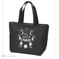 funny It's Just A Phase Moon Cycle Phases Of The Astronomy Tote Bag thumb 3