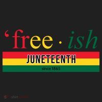 Free Ish Juneteenth Since 1865 Black History Women's Sweatshirt thumb 2