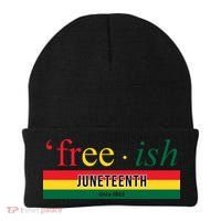 Free Ish Juneteenth Since 1865 Black History Beanie thumb 0