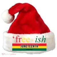 Free Ish Juneteenth Since 1865 Black History Santa Hat thumb 0