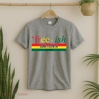 Free Ish Juneteenth Since 1865 Black History T-Shirt thumb 2