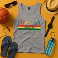 Free Ish Juneteenth Since 1865 Black History Tank Top thumb 4