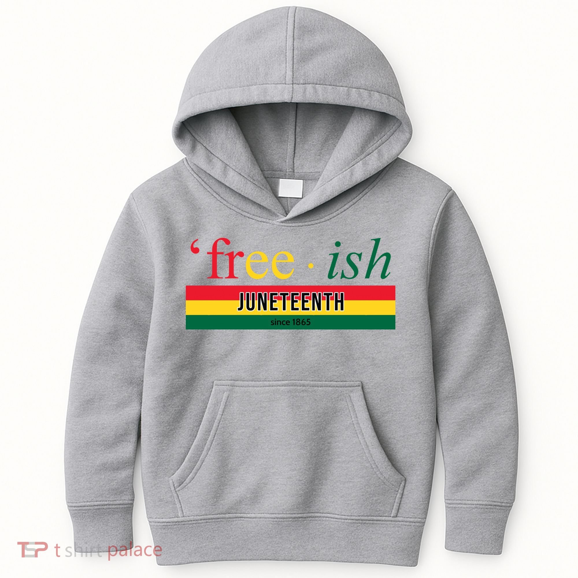 Free Ish Juneteenth Since 1865 Black History Kids Hoodie