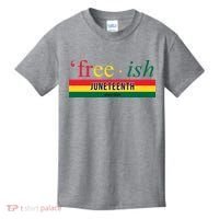 Free Ish Juneteenth Since 1865 Black History Kids T-Shirt thumb 0