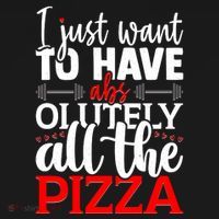 Funny I Just Want To Have AbsOlutely All The Pizza Women's Tank Top thumb 5