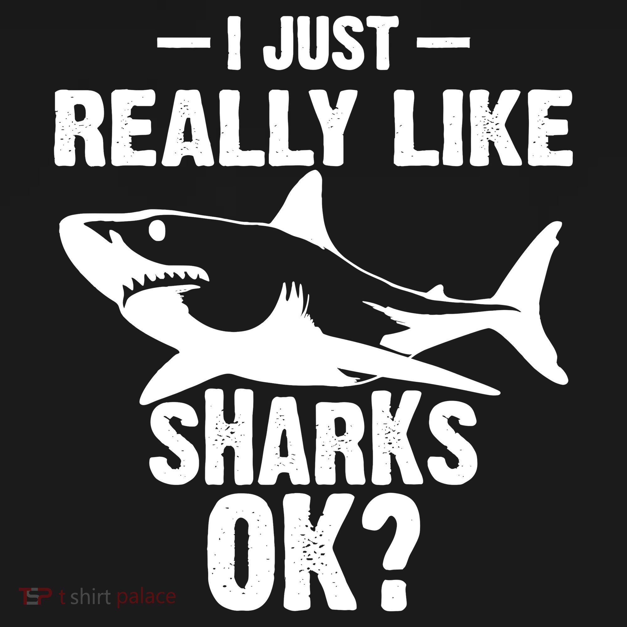 Funny I Just Really Like Sharks Gift Shark Lover Backpack