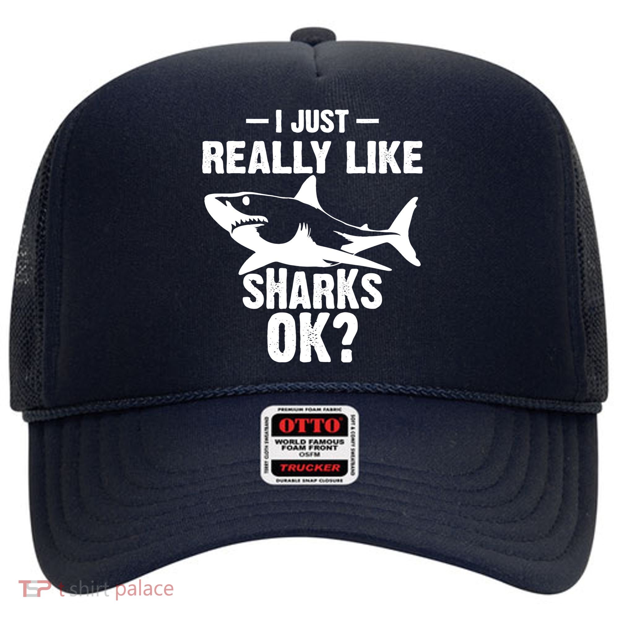 Funny I Just Really Like Sharks Gift Shark Lover Hat