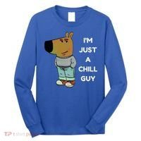 Funny IM Just A Chill Guy Meme Long Sleeve Shirt thumb 0