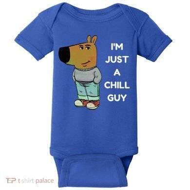 Funny IM Just A Chill Guy Meme Baby Bodysuit