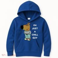 Funny IM Just A Chill Guy Meme Kids Hoodie thumb 0