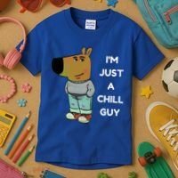 Funny IM Just A Chill Guy Meme Kids T-Shirt thumb 3