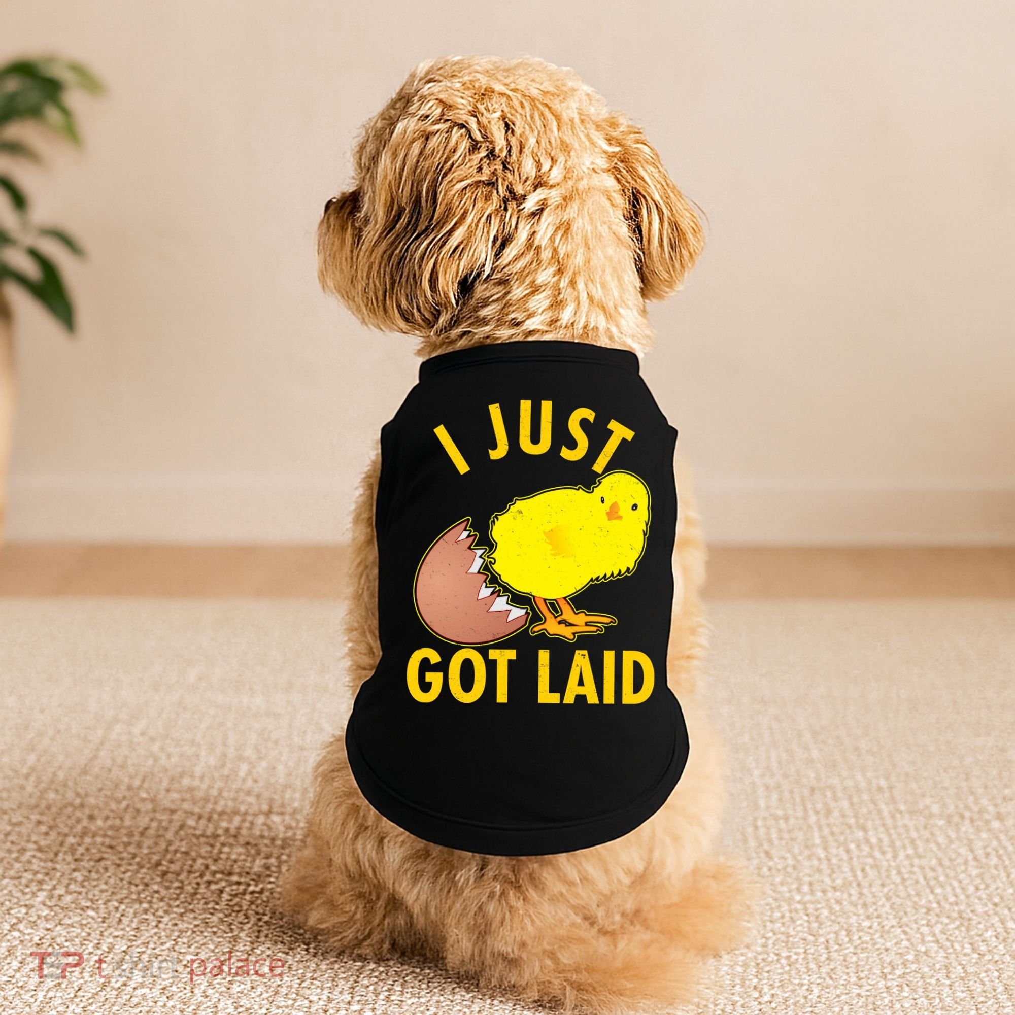 Funny I Just Got Laid Doggie Tank