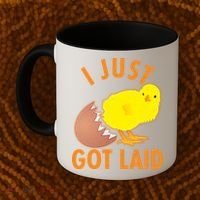 Funny I Just Got Laid Coffee Mug thumb 2