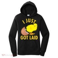 Funny I Just Got Laid Women's Hoodie thumb 0