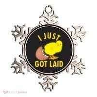 Funny I Just Got Laid Ornament thumb 0