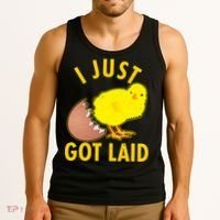 Funny I Just Got Laid Tank Top thumb 3