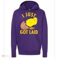 Funny I Just Got Laid Hoodie thumb 0