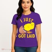 Funny I Just Got Laid Women's T-Shirt thumb 4
