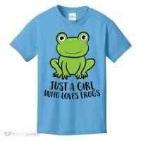 Frog I Just Really Like Frogs Funny Frog Lovers Gift Kids T-Shirt thumb 0