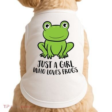 Frog I Just Really Like Frogs Funny Frog Lovers Gift Doggie Tank