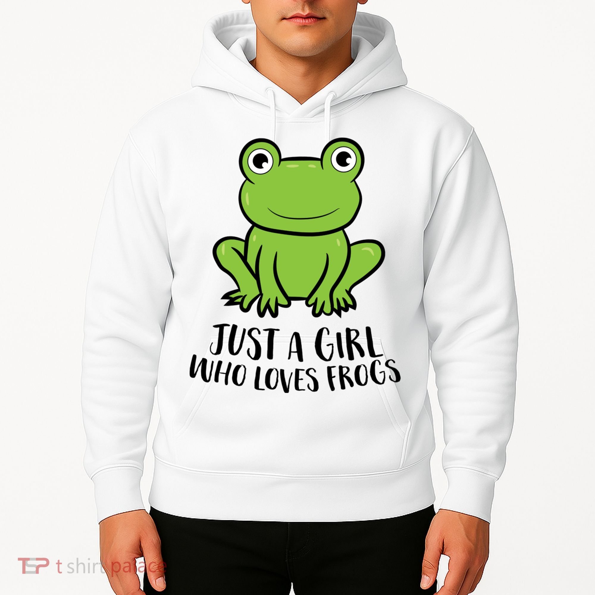 Frog I Just Really Like Frogs Funny Frog Lovers Gift Hoodie