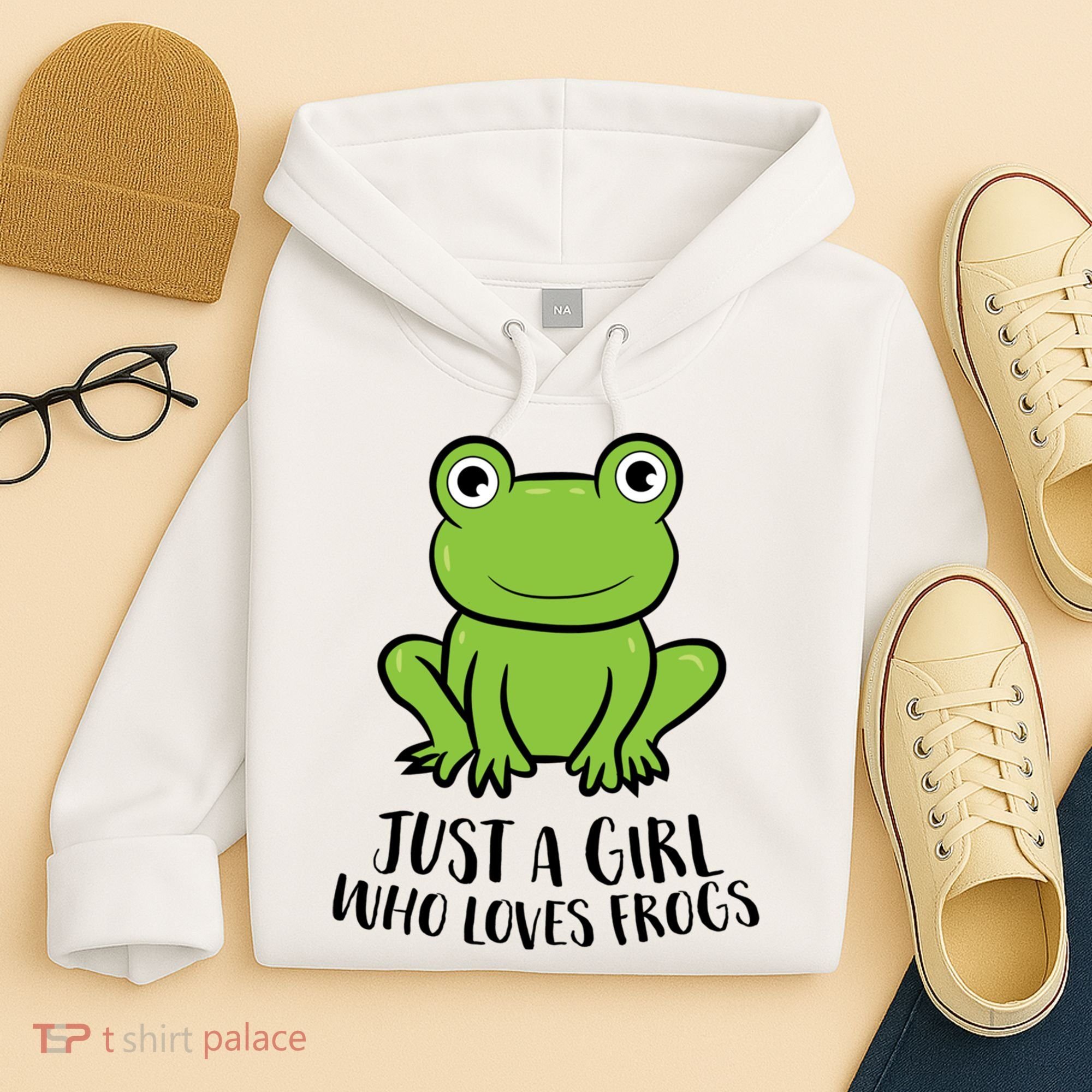 Frog I Just Really Like Frogs Funny Frog Lovers Gift Hoodie