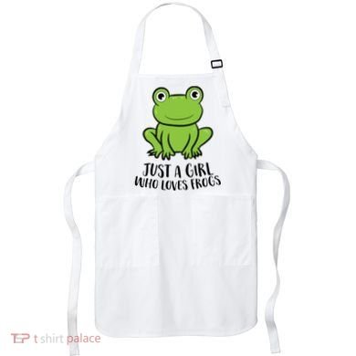 Frog I Just Really Like Frogs Funny Frog Lovers Gift Apron
