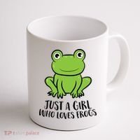 Frog I Just Really Like Frogs Funny Frog Lovers Gift Coffee Mug thumb 1