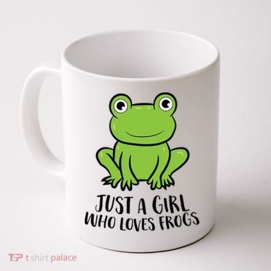 Frog I Just Really Like Frogs Funny Frog Lovers Gift Coffee Mug