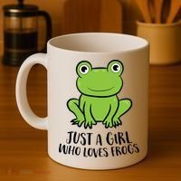 Frog I Just Really Like Frogs Funny Frog Lovers Gift Coffee Mug thumb 4