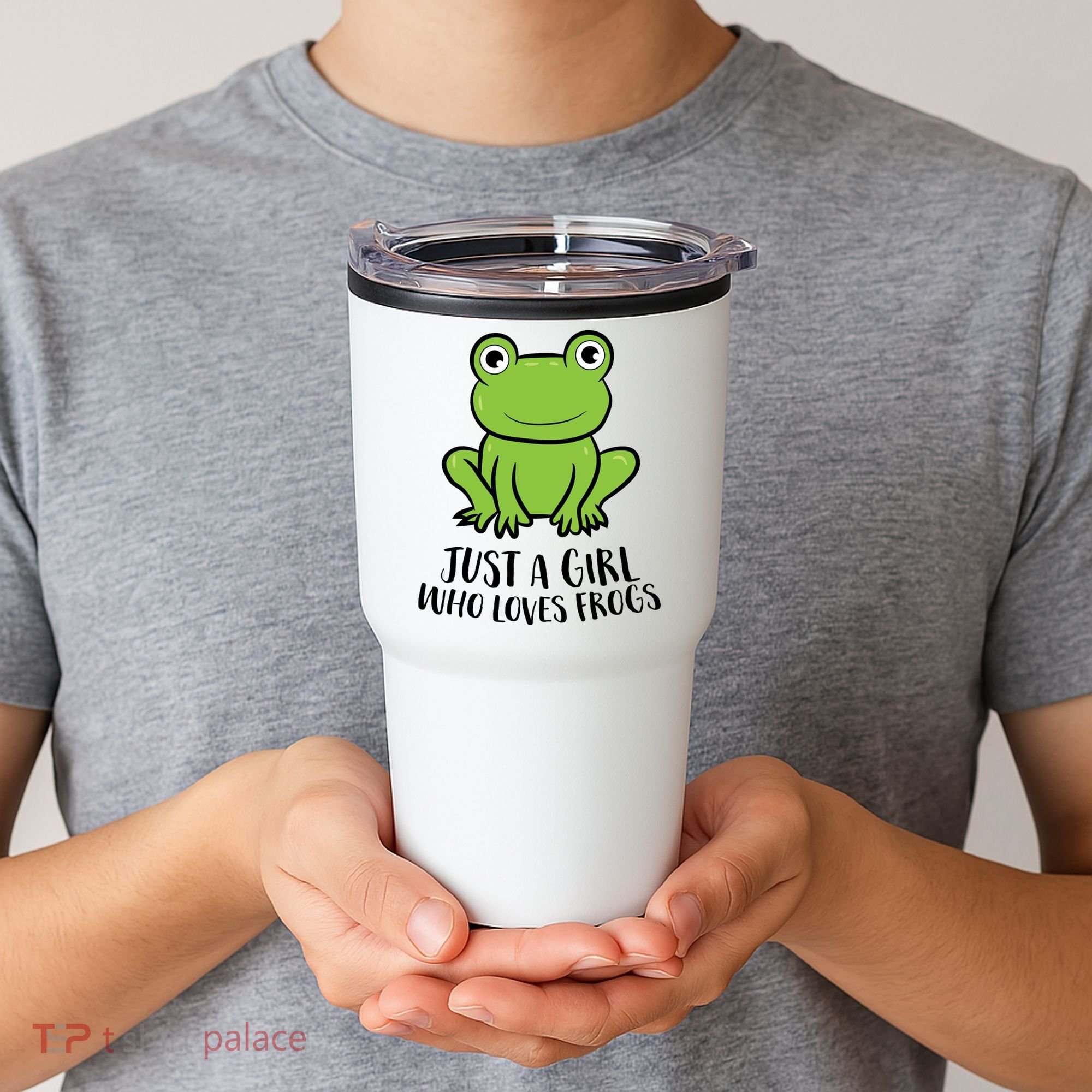 Frog I Just Really Like Frogs Funny Frog Lovers Gift Tumbler