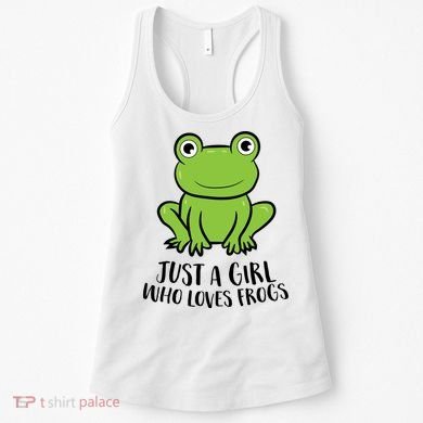 Frog I Just Really Like Frogs Funny Frog Lovers Gift Women's Tank Top