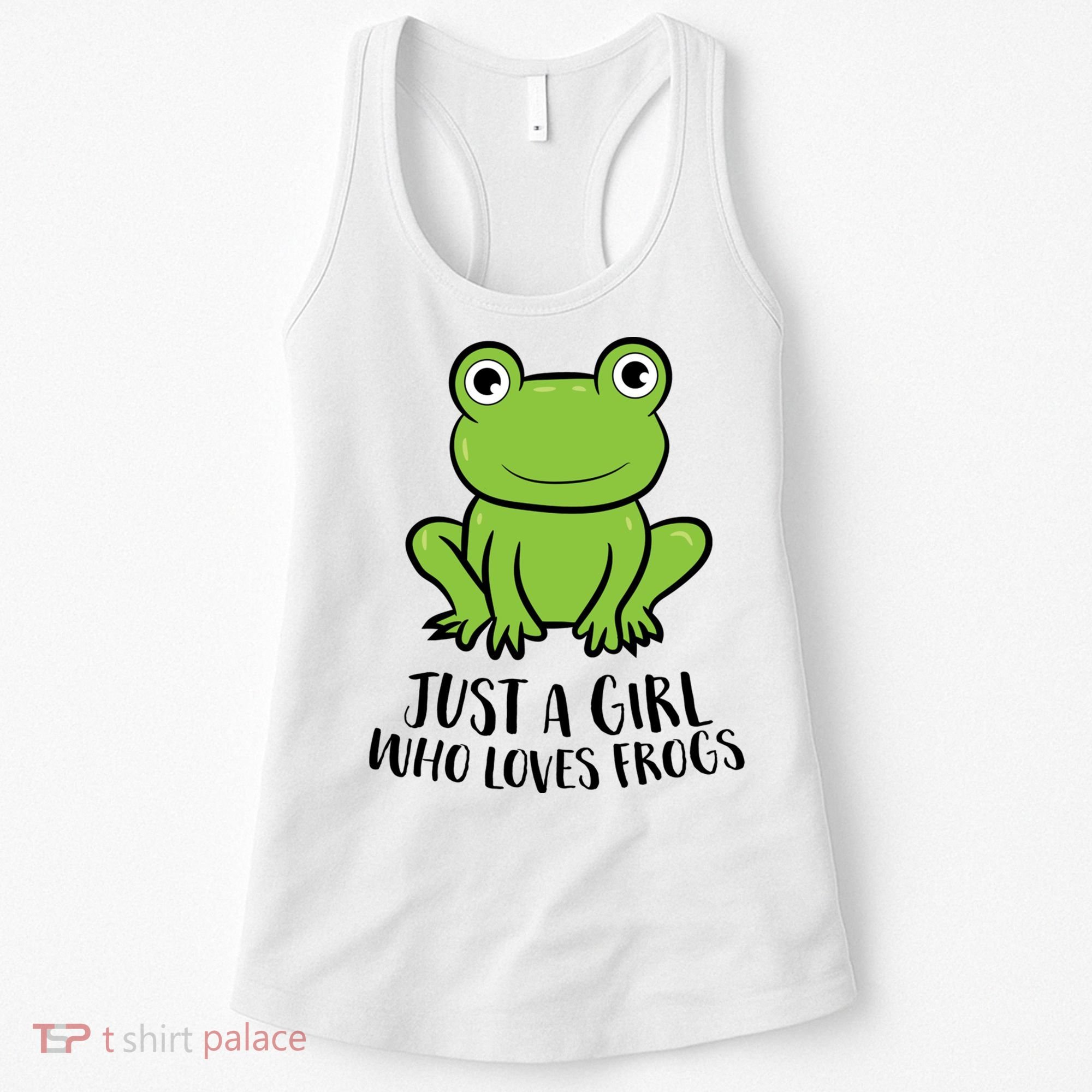 Frog I Just Really Like Frogs Funny Frog Lovers Gift Women's Tank Top