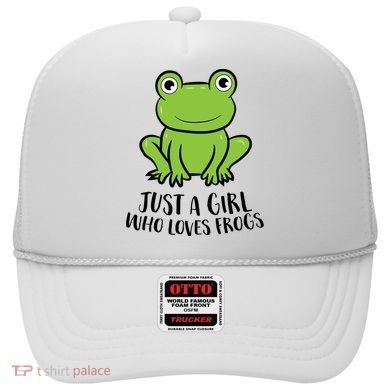 Frog I Just Really Like Frogs Funny Frog Lovers Gift Hat