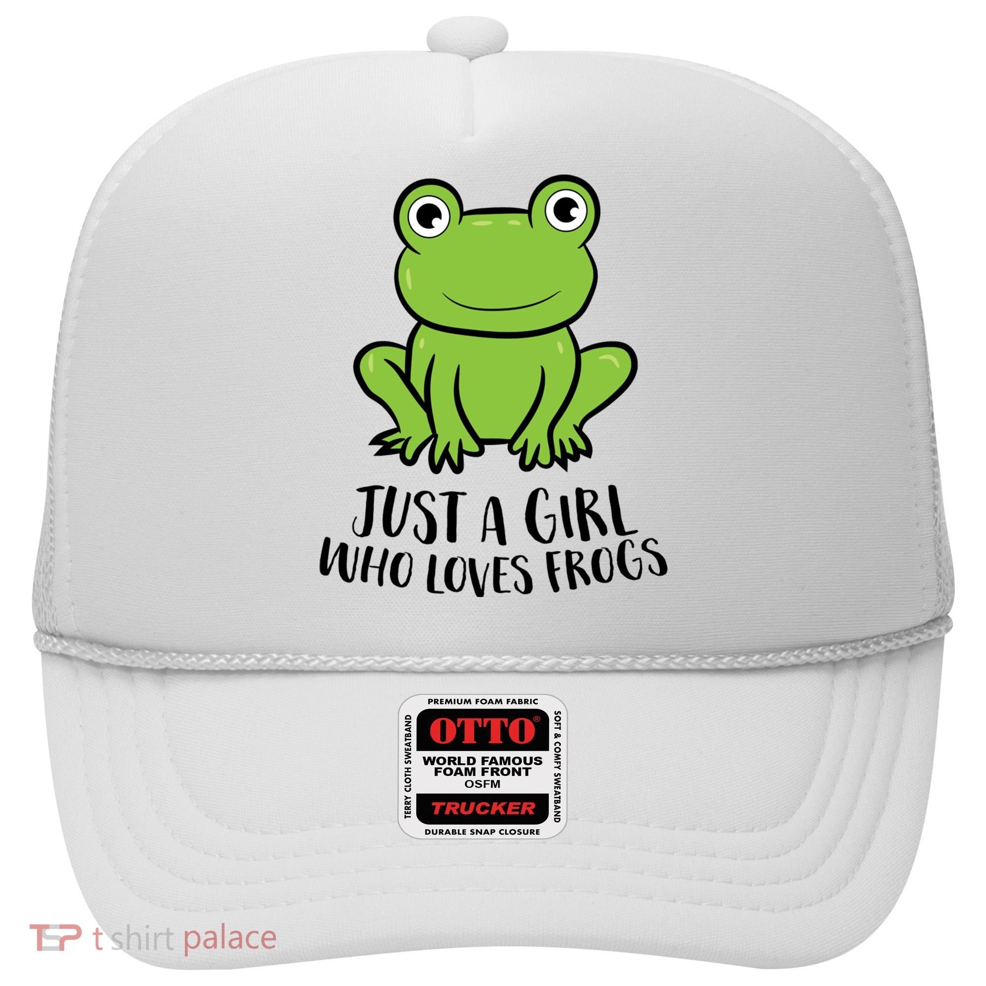 Frog I Just Really Like Frogs Funny Frog Lovers Gift Hat