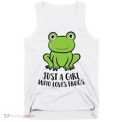 Frog I Just Really Like Frogs Funny Frog Lovers Gift Tank Top