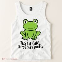 Frog I Just Really Like Frogs Funny Frog Lovers Gift Tank Top thumb 2