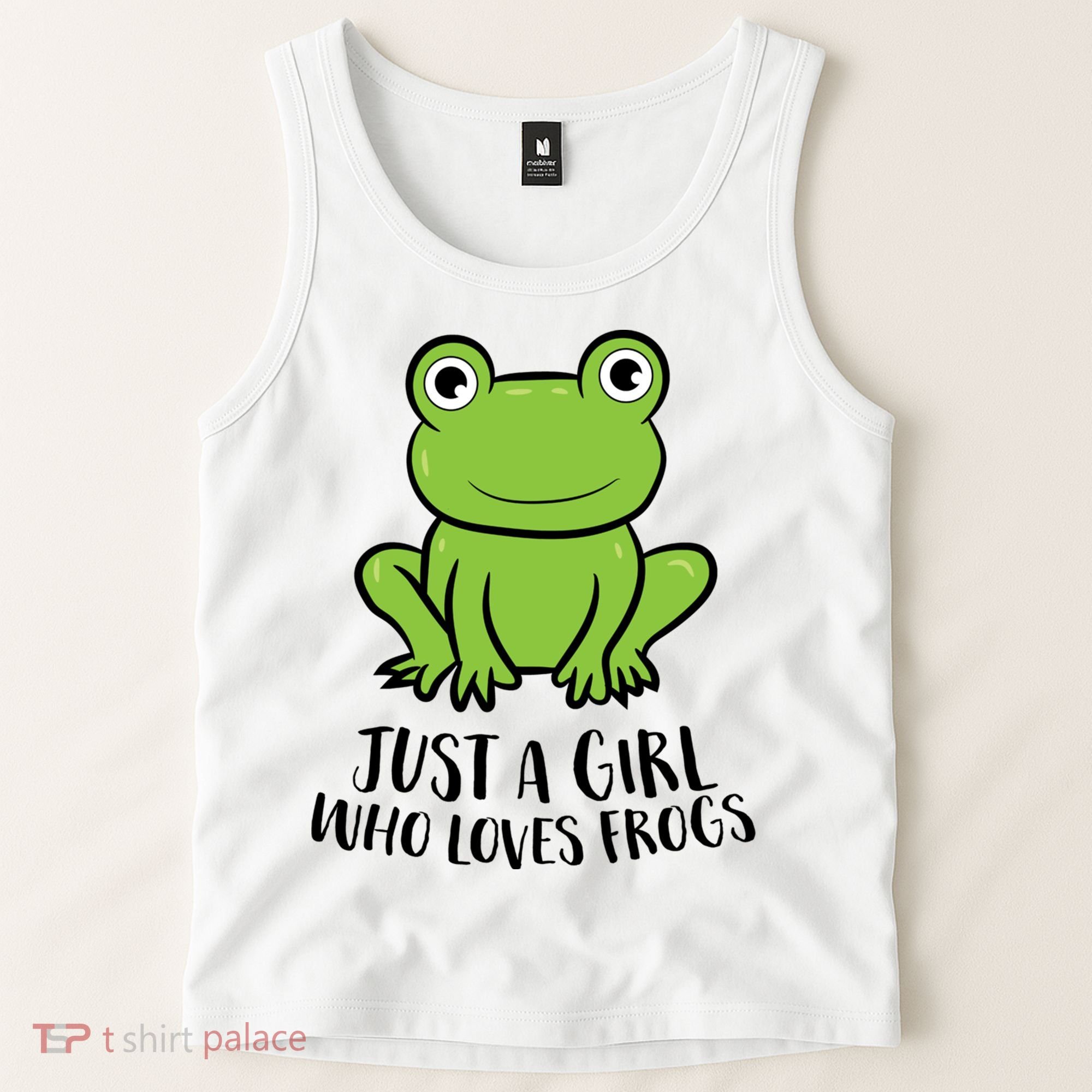 Frog I Just Really Like Frogs Funny Frog Lovers Gift Tank Top