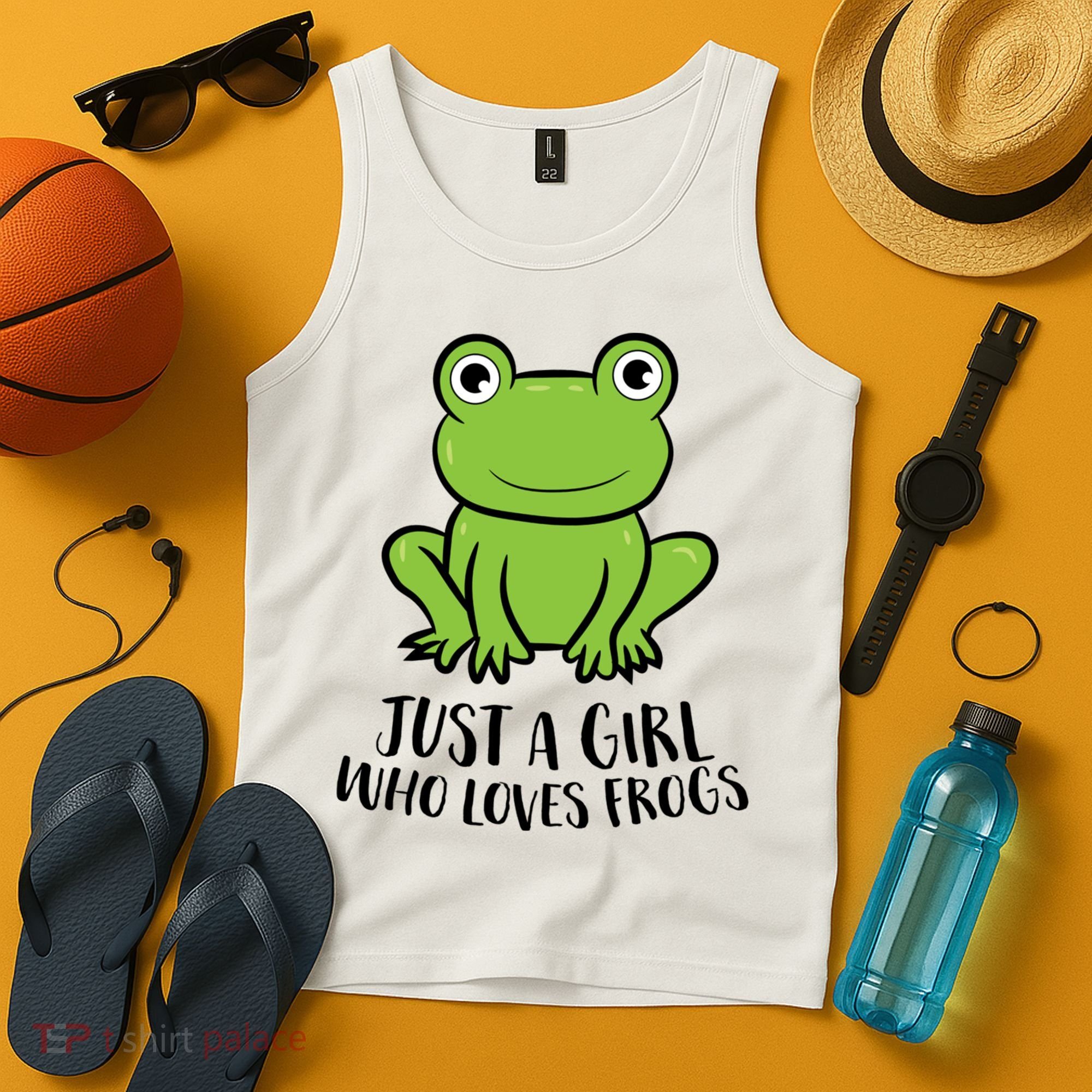 Frog I Just Really Like Frogs Funny Frog Lovers Gift Tank Top