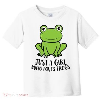 Frog I Just Really Like Frogs Funny Frog Lovers Gift Toddler T-Shirt